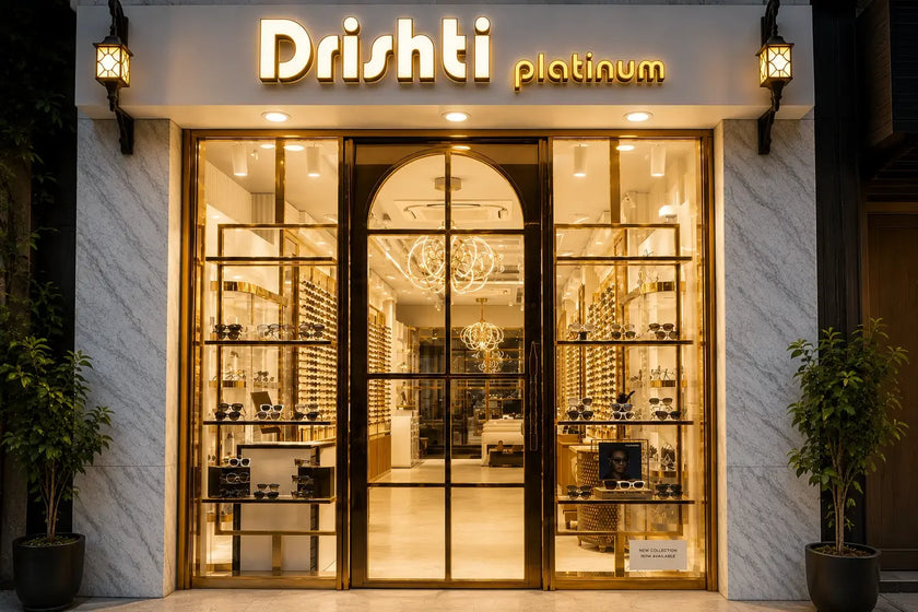 Drishti platinum at 67b Khan Market, New Delhi – premium optical and sunglasses collection