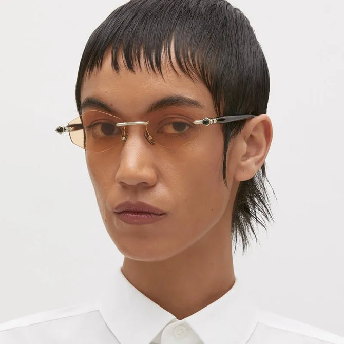 Kuboraum P60 LG TS Light Gold eyewear